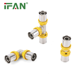 IFAN Venta <span class=keywords><strong>al</strong></span> por mayor Accesorios PEX-<span class=keywords><strong>AL</strong></span>-PEX Multicapa HVAC en forma de U, Codo, Conector en T, Acoplamiento de Latón, Accesorios de Prensado - Product Image 5
