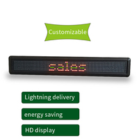 [Hong Hao] Voyant lumineux mince écran LED Centre d'information électronique affichage d'horloge LED défilement multilingue personnalisable