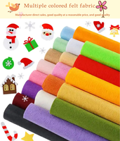 Tapis de calligraphie multifonctionnel en laine pour enfants Tapis de table en feutre spécial Couleurs variées Bon marché Usine directe