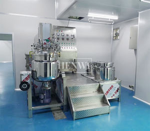 Henwi 100-500Liter Kosmetik herstellung Produktions linie Vakuum creme herstellung Ausrüstung - Product Image 6