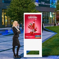 Écran tactile numérique LCD d'affichage numérique extérieur de 55 pouces, panneau intelligent, menu numérique, kiosque d'affichage numérique, totem d'affichage LCD