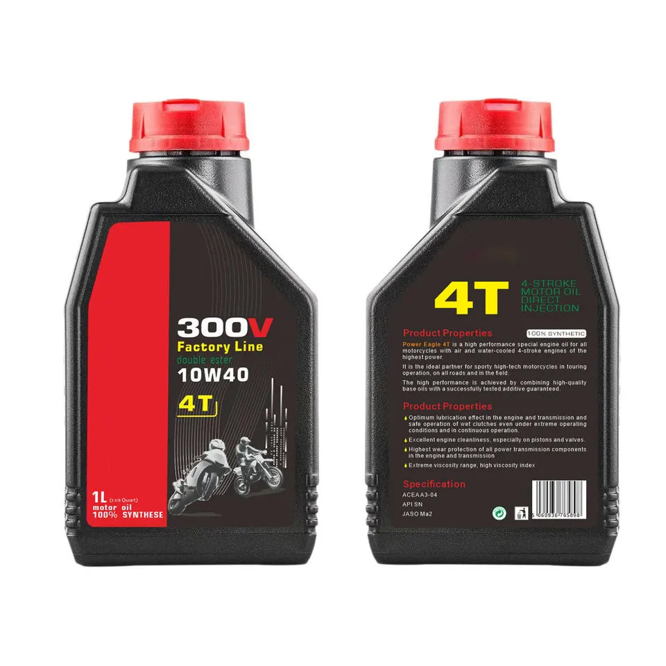 Wholesale High Quality Lubricant 4T 20w50 10w40 Motor Bike Engine Oil