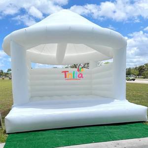Vente chaude Château gonflable de <span class=keywords><strong>mariage</strong></span> blanc personnalisable commercial, château gonflable pour sauter, château gonflable à <span class=keywords><strong>louer</strong></span> ou à vendre - Product Image 1