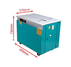 Máquina flejadora de cajas tipo PP, máquina flejadora de plástico termofusible, máquina flejadora semiautomática - Product Image 6