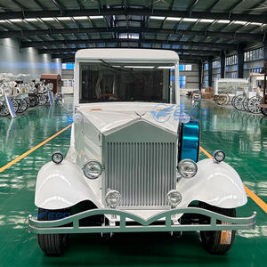 سيارة الجنائز الكلاسيكية البيضاء المصنوعة يدويًا من المصنع سيارة جنازة فاخرة عتيقة عربة كهربائية - Product Image 5