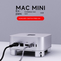 Mini support de base pour ordinateur, accessoire en alliage d'aluminium, boîtier de protection, support de refroidissement de bureau 18x18x16CM, fabriqué en Chine, en stock