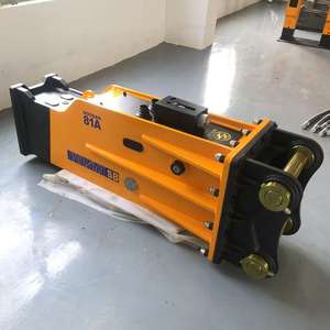 Martillo hidráulico SOOSAN SB81A tipo caja con acumulador para excavadoras de 18-26 toneladas con caja de herramientas de repuesto. - Product Image 1