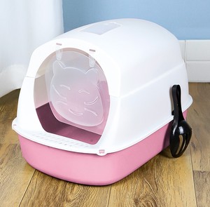 Meubles anti-éclaboussures pour chats Bac à litière de style tiroir fermé à grand espace Bac à litière pour chat entièrement fermé Toilette pour animaux de compagnie - Product Image 5