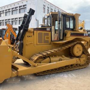 Bulldozer Caterpillar D7R usado para la construcción de carreteras Condición original con componentes esenciales del núcleo de la bomba incluidos - Product Image 2