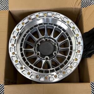 Rines de Carreras Forjados Plateados 8x170 8x180 6x135 6x139.7 8x6.5, Rines Personalizados con Beadlock para Camioneta, Rines Forjados Cóncavos Profundos para Todoterreno - Product Image 3