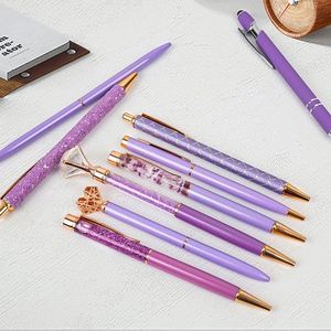 Stylo à bille et stylet 2-en-1 en plastique avec pointe rotative pour cadeaux promotionnels - Product Image 3