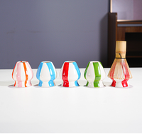 Ensemble de thé Matcha en céramique sous glaçure peinte à rayures, 4-8 pièces, avec bec verseur, fouet, support et accessoires Chasen – Nouveauté très prisée