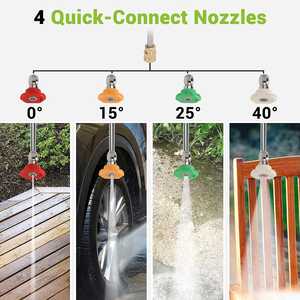 Nettoyeur haute pression portable en gros 220V 3000W Machine à laver électrique avec roues - Idéal pour une utilisation à domicile, dans le garage ou sur la cour - Product Image 5