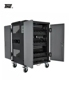 Capacità del dispositivo del carrello della carica del tablet 36 con lo slding shelf TNE sistema di ricarica intelligente