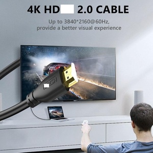 Cable <span class=keywords><strong>HDMI</strong></span> Ultra HD de Alta Velocidad de 18 Gbps, Compatible con 4K a 60 Hz, Resolución 3D, Ethernet, ARC, Revestimiento de PVC, Conector Compuesto, de 1 a 10 Metros - Product Image 5