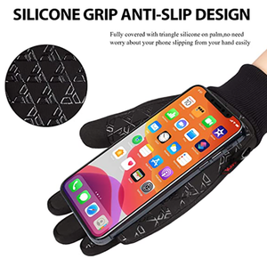 Özel kış kadın erkek dokunmatik eldiven rüzgar geçirmez bisiklet kış sıcak koşu diğer spor eldiven - Product Image 5