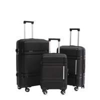 Nouvelle valise à roulettes universelle à 360 degrés 20 24 28 pouces ABS,PC,PP ensemble de 3 pièces valise à roulettes de voyage avec serrure TSA
