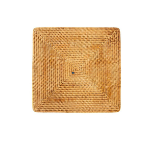 แผ่นรองจานที่ชาร์จไม้ไผ่ทรงกลมทันสมัยเสื่อรองจานรูปโต๊ะรับประทานอาหารอุปกรณ์เสริมและการตกแต่ง Thanh Cong - Product Image 4