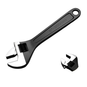 Clé à molette réglable de 6 à 24 pouces en acier au carbone chromé, grande ouverture, outil manuel, réparation automobile, clé à molette multi-usages à ouverture rapide - Product Image 5