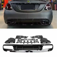 Prix fabricant JINGMING Embouts d'échappement arrière autocollants C63S AMG pour Classe C W205 LCI 2019-2021 Sport