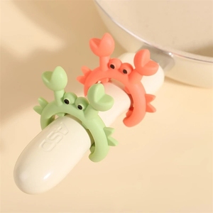 Cuchara de cangrejo pequeña ajustable, soportes para ollas, utensilios de cocina de silicona, Clip para olla de desbordamiento antiescaldado, espátula, cuchara, soportes para ollas - Product Image 1