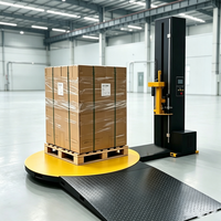 Envolvedora de Palés Automática Tipo M con Preestiramiento, Accesible para Montacargas