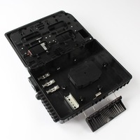 Caja de Distribución de Fibra Óptica FTTH de 48 Fibras, Caja Terminal de Fibra ABS para Exteriores de 24 Núcleos, Caja de Distribución de Empalme de Cable Óptico