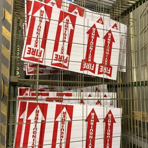 Autocollants pour extincteurs en vrac 4''x12'' – Signalisation de sécurité grand format en vinyle PVC résistant aux UV, imperméable et anti-décoloration - Product Image 3