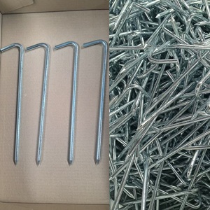 J Type Ground Garden <strong>Rebar</strong> Stakes for Swing Set Earth Anchors for Camping - Product Image 3