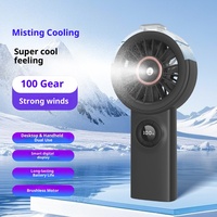 Ventilateurs portables humidificateurs à pulvérisation, mini-refroidisseurs d'été pour l'extérieur, moteur sans balais, faible bruit, fabriqués en Angleterre