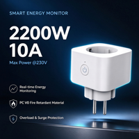 Contoh Tersedia: Smart Plug WiFi Standar EU 10A Tuya Smart Life Kontrol Suara 2200W untuk Penggunaan Otomasi Rumah