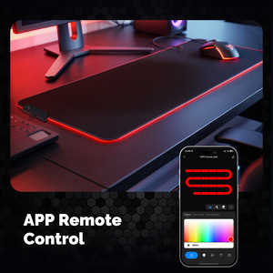 Smart WiFi RGB Gaming <b>Mouse</b> <b>Pad</b> 700x300mm Rectangular With App Remote Control For Office Desk Use - Product Image 1