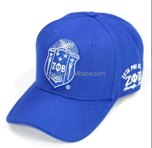 Bordado Zeta Phi Beta Sorority Hat Crest Sombrero/gorra ajustable