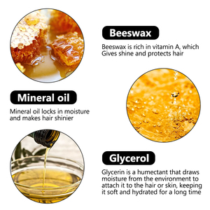 Organische Haarstyling-Creme OEM/ODM Friseur-Qualität Haarcreme Mittlerer Halt & Glanz Langanhaltende Maßgeschneiderte Haarwachs-Pomade für Salons - Product Image 4