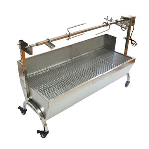 Girarrosto <span class=keywords><strong>3</strong></span> In 1 In acciaio inox tacchino senza fumo carbone Offset fumatore barbecue Grill fumatore - Product Image 2