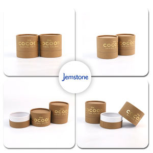 Tube d'emballage en papier kraft avec couvercle avec logo imprimé personnalisé Chine gros - Product Image 6