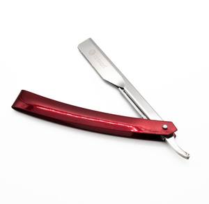 Calidad superior Nuevo DISEÑO DE ACERO INOXIDABLE Epsilon Red Shaving Razor Leather Pouch para hombres - Product Image 2