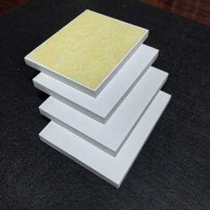 Panneau de <span class=keywords><strong>plafond</strong></span> en fibre de verre <span class=keywords><strong>600x600</strong></span>, haute absorption <span class=keywords><strong>acoustique</strong></span> NRC, ignifuge, <span class=keywords><strong>faux</strong></span> <span class=keywords><strong>plafond</strong></span> pour bâtiment commercial - Product Image 1