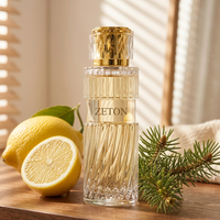 ZETON 100ml Eau de Parfum, parfum longue durée aux senteurs d'agrumes et de pin, pour homme et femme, flacon en verre de luxe, coffret cadeau