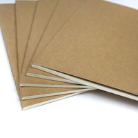 Notebook à coudre logo personnalisé, agenda, papier kraft, pour lier, vente en gros, 50 pièces