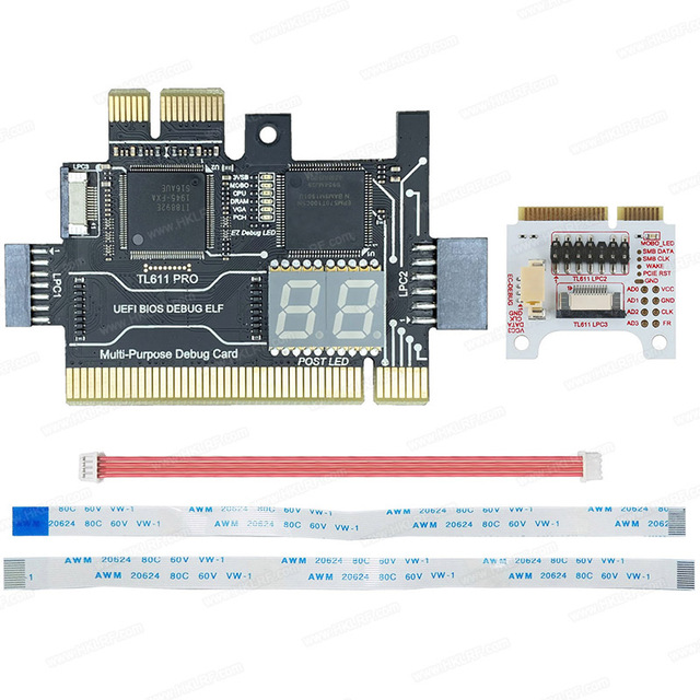 Repair Set TL611-Pro Diagnosis Card A-DEBUG Desktop PCI Mainboard Debugging Card PC LPC Debug