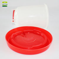 1.5L Automatique Poulet Potable Fontaine D'eau Canard Oie Pigeon Mangeoire D'eau Seau Évier Bouteille pour Poulet