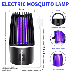 Lampe <span class=keywords><strong>anti</strong></span>-moustiques électrique rechargeable <span class=keywords><strong>USB</strong></span> JZ pour intérieur et extérieur, tue-insectes domestique - Product Image 6