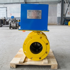 Puerta de descarga reguladora duradera <span class=keywords><strong>HENT</strong></span>, accionada neumáticamente a temperatura normal para sistemas de línea de transporte de polvo a granel - Product Image 3
