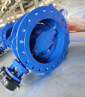 Flange Type butterfly Valve with Gearbox and Handwheel DN450 Ductile Iron Body Face to Face EN558 S13 S14 PN10/16/25 Supplier