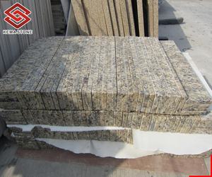 Encimeras de granito Giallo Santa <span class=keywords><strong>Cecilia</strong></span> de piedra dorada brasileña confeccionada popular al por mayor para Cocina - Product Image 3