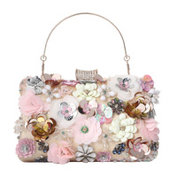 Sac de soirée pour femme, nouvelle mode, vente chaude, sac à main géométrique pour mariage, bandoulière en polyester, broderie perlée