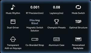 ATK EDGE 63 HE คีย์บอร์ดแม่เหล็ก MTC RGB magnetto SWITCH 63Keys 8K South-facing คีย์บอร์ดสำหรับเล่นเกมมืออาชีพ - Product Image 6