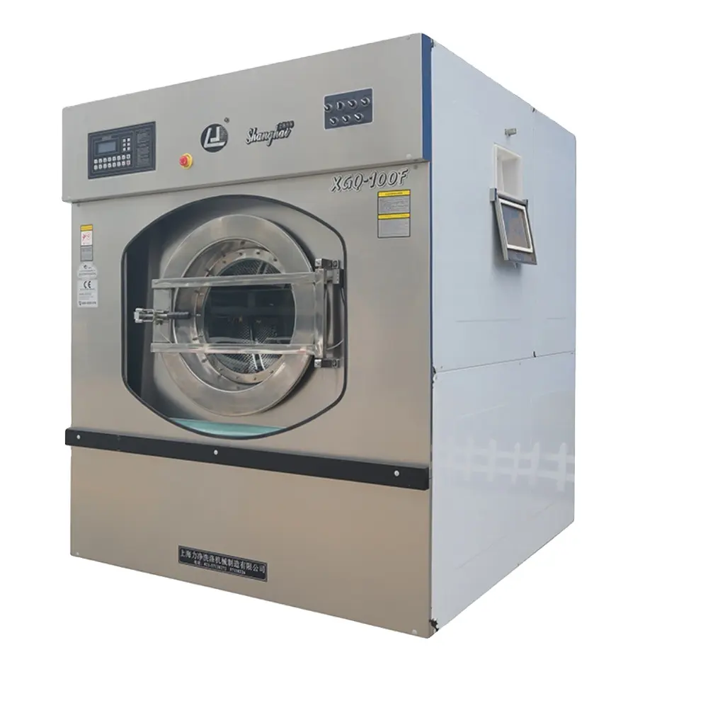 Profesyonel yarı otomatik tam otomatik 10 kg 500 kg çamaşır ekipmanları çamaşır makinesi satılık