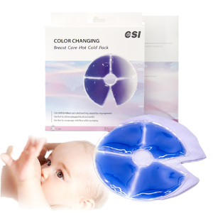 Almohadilla de Terapia para Senos con Perlas de Gel Reutilizables, Lavables, No Tóxicas, Aptas para la Piel, Frío/Calor, para Cuidado Postparto y Lactancia - Product Image 1